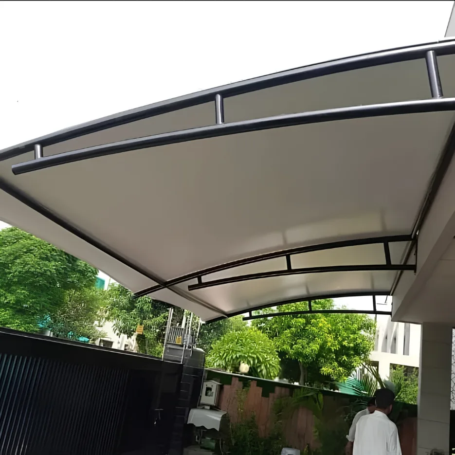 Modern Tensile Car Parking Shade