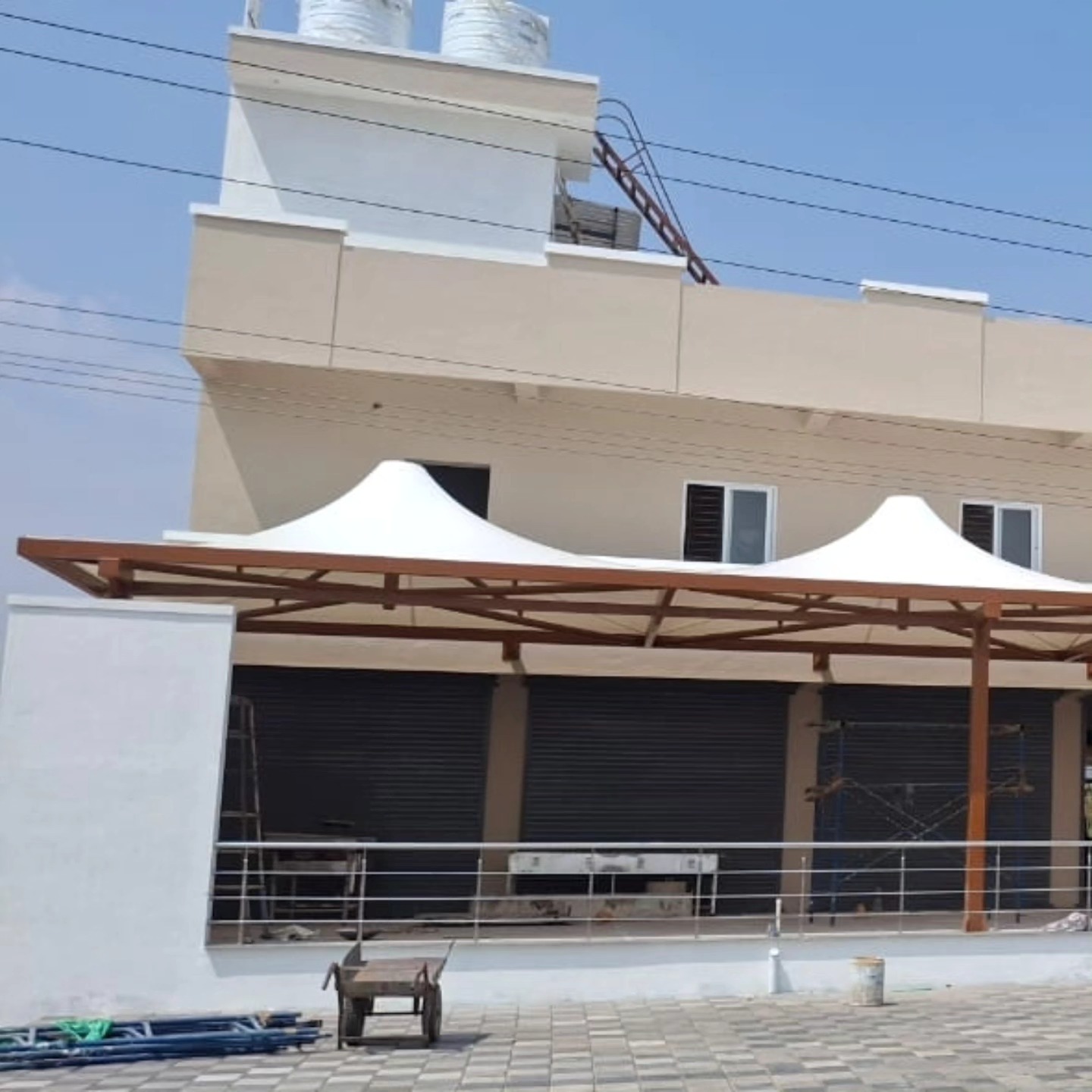 Commercial Multi-Bay Parking Canopy