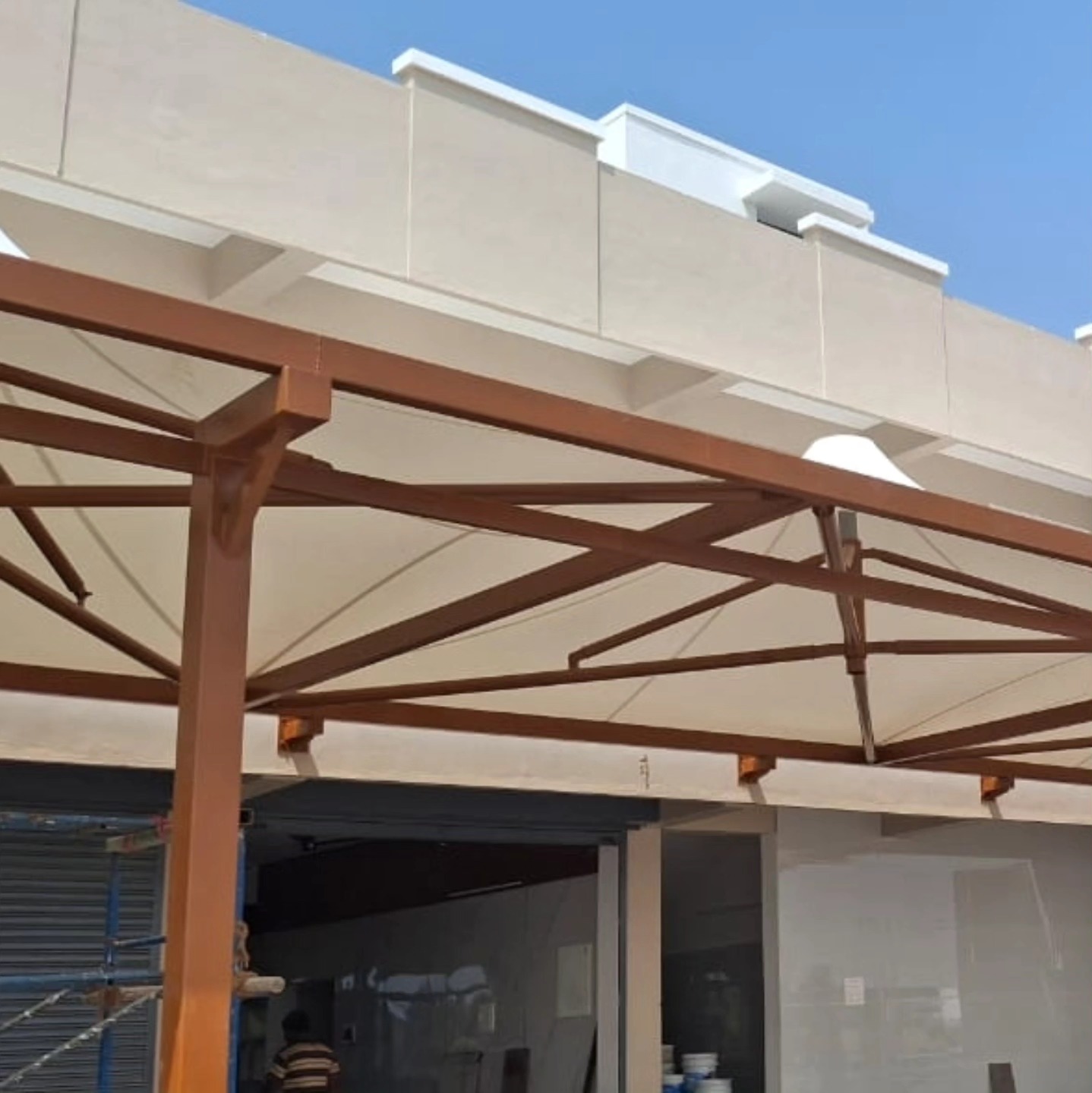 Cantilever Car Parking Structure