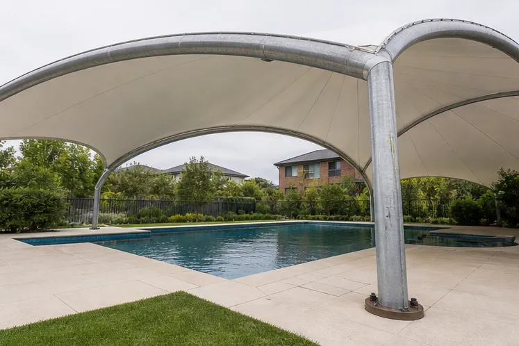 Swimming Pool Tensile Structure Installation Process Pune