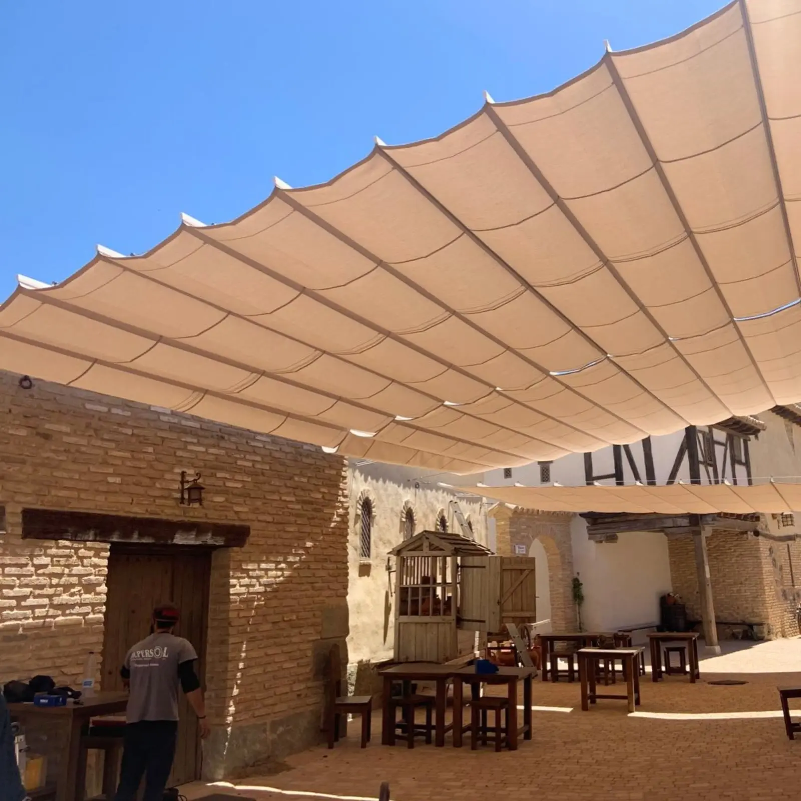 Courtyard Wavy Canopy