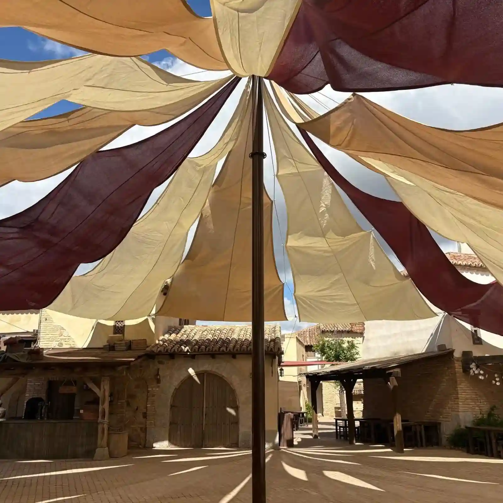 Courtyard Umbrella Structure