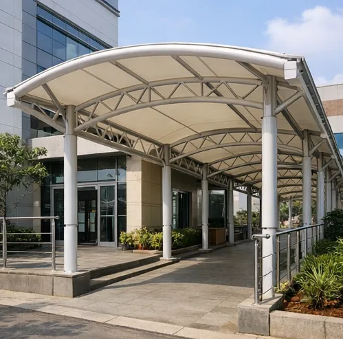 Covered Walkway Tensile Canopy Bangalore