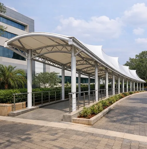 Pedestrian Walkway Tensile Structure India