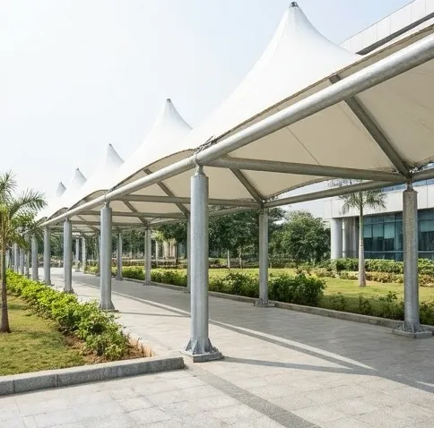Covered Walkway Tensile Canopy Hyderabad