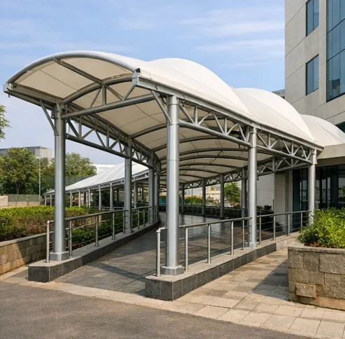 Pedestrian Walkway Tensile Structure India