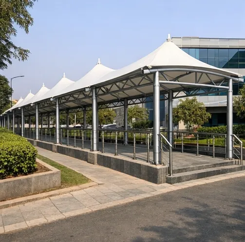 Pedestrian Walkway Tensile Structure India